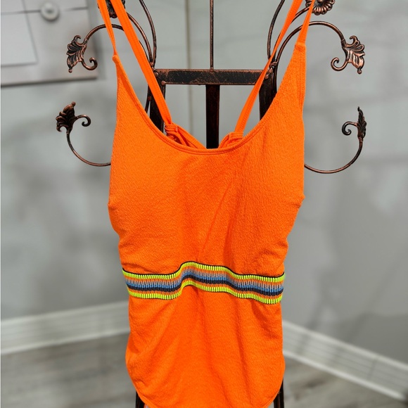 Women's plus size one piece high stretch swim suit - Picture 5 of 7